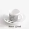 Creative Leopard Anamorphic Cup Mirror Reflection Cup Zebra Mug Luycho Coffee Tea Set with Coaster 90ml-220ml