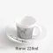 Creative Leopard Anamorphic Cup Mirror Reflection Cup Zebra Mug Luycho Coffee Tea Set With Coaster 90ml-220ml