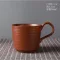 Japanse Retro Ceramic Coffee Cup and Saucer Set Creative Coffee Cup AFTENOON TEA OFFICE MUG STONEWARE COFFEE CUP