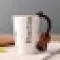 Guci Q Creative Guitar Instrument Music Cup Coffee Mug Ceramic Cup Handgrip Classical And Eco-Friendly Drinkware