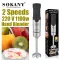 SOKANY 2 Speeds 1100W Electric Food Blender Mixer Vegetable Meat Kitchen Hand Mixer Egg Beater