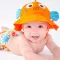 Swimming trunks And UV helmet Cute little fish pattern