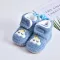 Children's feet 1 year, 2 years, babies plus velvet, spring and autumn, cotton shoes below soft shoes