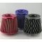 Universal Auto Car Air Filter Cold Air Intake Filter Cleaner 76mm Dual Funnel Adapter Works 76mm Air Intakes