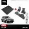 Car floor rugs - car rear tray | BMW- X3 F25 | 2012 - 2017