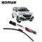 SORWE แพ๊กคู่ 2ใบWIPER BLADE ยางใหม่ล่าสุด ปัดเงียบ เรียบ สะอาด ที่ปัดน้ำฝนไม่มีกระดูกรูปตัวที่สอง