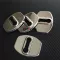 4PCS Stainless Steel Door Lock Buckle Striker Protective Caps Case Sticker for Toyota FJ Cruiser 2006 Tundra 2007