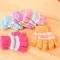 Baby gloves, soft fabric, 6 -color doll hair