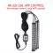OTOLAMPARA ไฟ LED รถเท้าแสงแวดล้อมพร้อม USB รีโมทเพลงควบคุมเพลงเบาสุดหลายโหมดไฟตกแต่งภายในรถยนต์