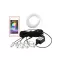 OTOLAMPARA 6in1 RGB LED บรรยากาศรถภายใน Ambient Light ไฟเบอร์ออปติกแถบแสงโดย App ควบคุม DIY เพลง 8M แถบไฟเบอร์ออปติกภายในรถ LED แถบตกแต่ง