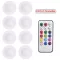 OTOLAMPARA LED รถห้องโดยสารภายในบ้านภายใต้ตู้ light ไร้สาย touch sensor night light RGB 13 สีหรี่แสงได้ตู้เสื้อผ้าโคมไฟตู้เสื้อผ้าโคมไฟ