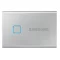 1 TB Portable SSD SSD Packing Samsung T7 Touch Silver Mu-PC1T0S/ww