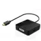 3 in 1 Mini Display Port Converter Mini Displayport to VGA/DVI Adapter for E MacBo Air Thunderbolt DP HDMI-PAT