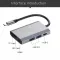 Basix Usb-C Hub Type C Hub To Usb3.0 Thunderbolt 3 Hdmi-Pat 3.5mm Rj45 Adapter For Macbo Pro Samng S9 Usb C Hub