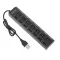 Splitter With Power Adapter 7 Ports Led Usb 2.0 Adapter Hub Power On/off Usb Splitter Hub For Pc Usb Hab Hi Speed