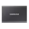 1 TB PORTABLE SSD เอสเอสดีพกพา SAMSUNG T7 GRAY MU-PC1T0T/WW