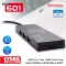 *สินค้า เคลียสต็อค* อุปกรณ์เชื่อมต่อ สายพ่วง USB CLiPtec RZR601-01 BLACK  CHIMO USB TYPE-C1+2 HUB COMBO CARD READER