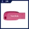 16 GB FLASH DRIVE แฟลชไดร์ฟ SANDISK CRUZER BLADE SDCZ50C-016G-B35PE PINK