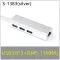 Multifunction Type C Hub To Usb 3.0 Adapter Hdmi- Compatible Rj45 Vga Port For Macbook Pro Air 13 15 16 A2179 A2338 A2337