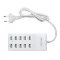 10 Port Usb Home Travel Wall Ac Charger Fast Charge Power Strip Adapter Eu Us Plug Universal All-In-One 10-Port Usb Ac Charger