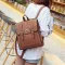 Women's Backpack Women's Backpack/Fashion Pu Double Backpack Leisure Large Capacity Backpack Student School Bag