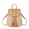 กระเป๋าเป้ผู้หญิง Straw Backpack Women's Tassel Woven Bucket Bag Shoulder Bag Diagonal Women's Bag