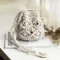 Drawstring Women's Straw Bucket Bag Summer Woven Shoulder Bags Shopping Purse Beach Handbag Straw Handbags Travel Bag