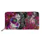 ELVISWORDS Sugar Skull Girls Long Leather Woman Wallets Waterproof Cool Purse for Women Ladies Bags for Money Phone Case Female