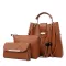 Dihope 3/ 4pcs Woman Bag Set Fashion Female Purse and Handbag Four-Piece Shoulder Bag Tote Messenger Purse Bag Drop Shipping