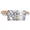 Fanny Pack Fashion Serpentine Waist Bag Women PU Leather Waist Pack Vintage Belt Bags Phone Pocket Small Women's Cross Body Bag