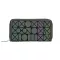 Fashion Brand Luminous Women Long Wallets Geometric Lattice Women Clutch Purse Female Credit Card Holder PVC material