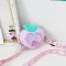 กระเป๋าสะพายข้างเด็ก /Cute peach shape bag gouache silicone bag children messenger bag