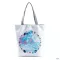 Miyahouse Canvas Oulder Bag Women Tote Handbag Eiffel Tower Princed Ca Totes Fe Beach Bolsa Fina