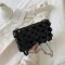 Elegant Female Square Weave Crossbody bag 2020 Fashion New High-quality Women's Designer Handbag Chain Shoulder Messenger Bag