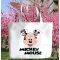 Disney Mickey Mouse Cartoon Lady Bag Shoulder High Capacity Handbag Bag Shopping Leisure Tote Bag Women Bag