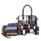 DRIGA NEW 4PCS/Set Women Composite Bags High Quality Ladies Handbags Female Pu Leather Shoulder Messenger Bags Tote Balsa