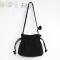 Fabric Small String Purse Female Casual Mini Cellphone Bag Boho Bohemian Crossbody Bag String Bucket Cell Phone Pouch Bag