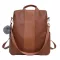Fashion Backpacks Women's Outdoor Simple Zipper Contrast Color Shoulder Bag Backpack Girls Student Casual Travel Bag Bookbag