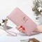 Fashion Butterfly Women Wrist Handle Case Long Section COIN POCKET POUCH Handbag Women's Purse Card Holders