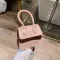 Mini Sml Square Bag New Hi Quity Pu Leather Women's Handbag Crocodile Pattern Chain Oulder Mesger Bags