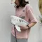 AR SD Chains Crossbody Bag for Women Sol Bag Funny Pu Leather Cartoon Oulder Bags Lady Handbag SAC