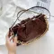 Day Clutch Thic Gold Chains Pg Clip Se Bag Women Cloud Underarm Oulder Bag Pleated Pouch Totes Handbag And S