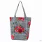 Miyahouse Vintage Flor Print Women Beach Bags Canvas FE Tote Handbags Birds Design Lady Oulder Bags NG BAG