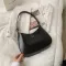 Style Solid Cr Pu Leather Oulder Underarm Bag for Women Mer Handbags and Ses FE Travel Totes