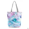 MiyaHouse Cr Flower Print Oulder Bags Fe Leire Tower Design Beach Bags Mmer Style Women Canvas Tote Handbag
