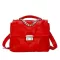 New Ca Chain Oulder Bag Stitching Wild Mesger Brand Fe Totes Crossbody Bags Women Leather Handbag