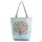 Miyahouse Flor and Bird Print Oulder Bag Women LMITATION BRDERY CA Tote Handbag Fe Canvas Lady Handbag