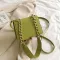 SML Crocodile Pattern Solid CR PU Leather Crossbody Bags for Women Mer Lady Oulder Handbags Fe Totes