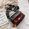 Women's Square Bag Leather Crossbody Bag Ladies Contrast Cr Oulder Bag Travel Handbag Single Oulder Fe Bags