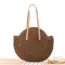 ROUND STRAW Beach Bag Vintage Handmade Wen Oulder Bag Raffia Circle Rattan Bags Bohian Merr Vtion Ca Bags